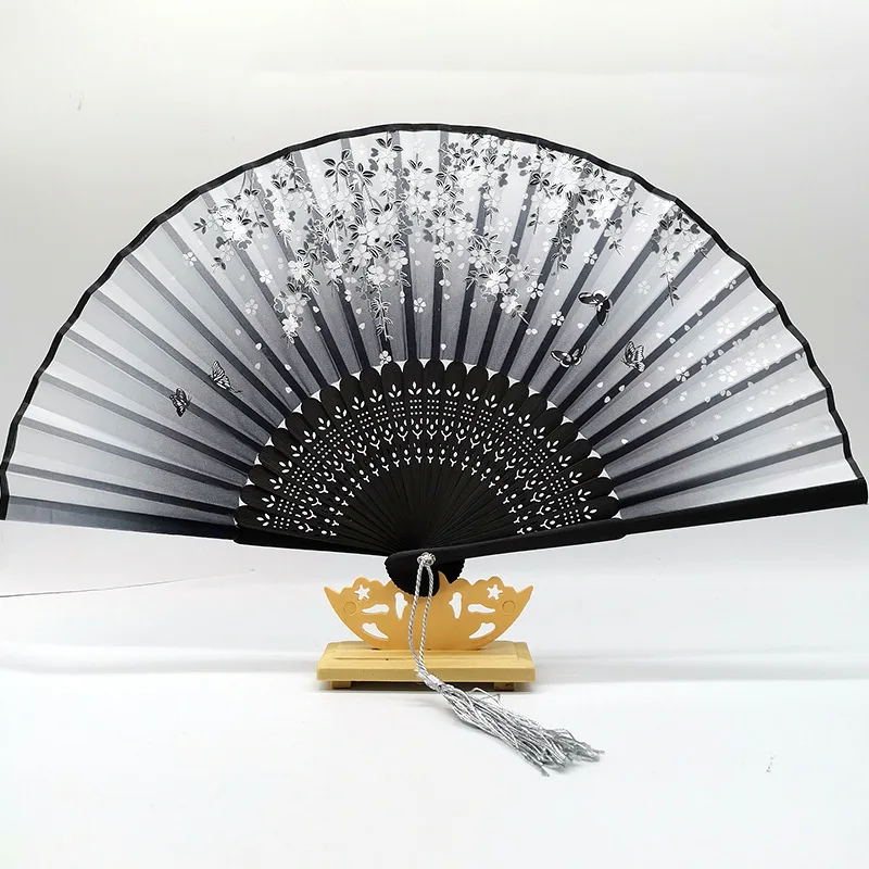 Bamboo Fold Hand Fans Wedding Chinese Japanese Fan Children China Antique Folding Fan Gift eventail a main Vintage bambu waaiers