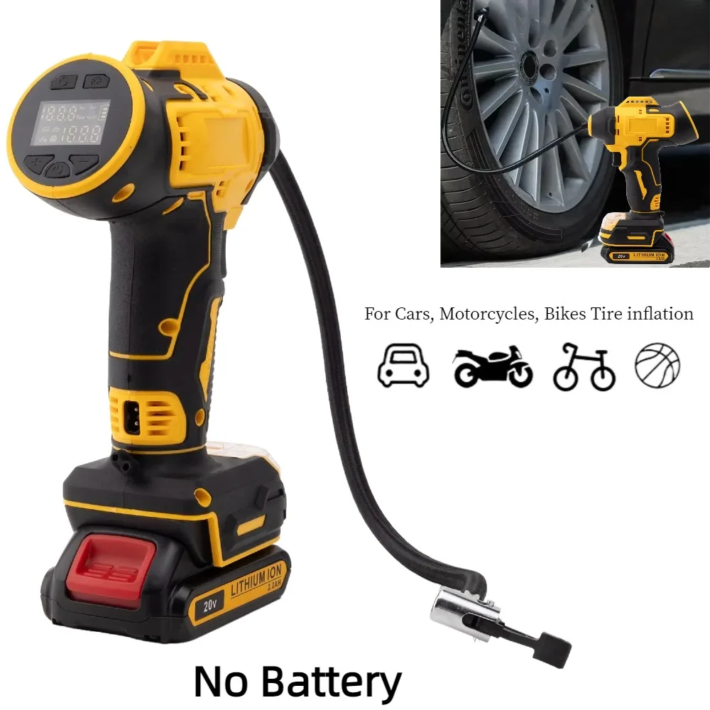 Cordless Tire Inflator Air Compressor for Dewalt 20V Max Battery 160PSI Handheld Air Pump with Digital Pressure Gauge(Bare Tool)