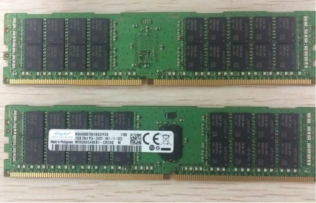 

For M393A2G40EB1-CRC0Q M393A2G40EB1-CRC4Q 16G 2RX4 PC4-2400T DDR4 ECC ram memory