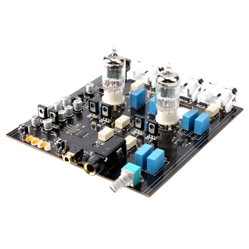 

TUBE-02 PRO Tube Amplifier Double JAN5725 HIFI High Performance Tube ClassA Headphone Amplifier RCA/3.5MM/6.35MM Gain Adjustment