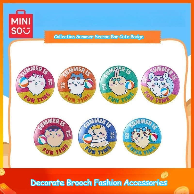 เข็มกลัดลายการ์ตูนชิคาวะ คอลเลคชั่นซัมเมอร์ ของมินิโซ น่ารัก ใส่ได้ทุกที่ ไม่ต้องตกแต่ง เครื่องประดับแฟชั่น