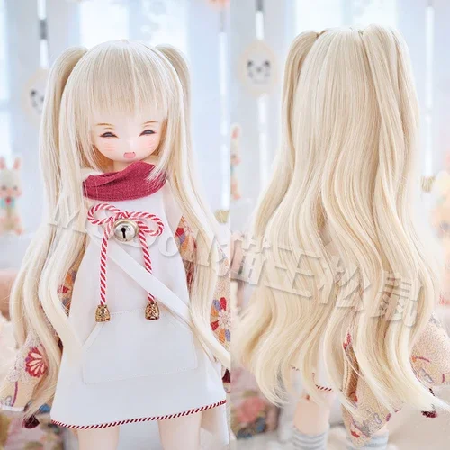 新しい DD MDD TF SD 人形かつら多色ロングカーリーヘアダブル