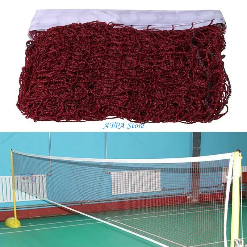 U13C Volleyball Badminton Tennis Net Stand Pole Net for Beach Grass Park Outdoors