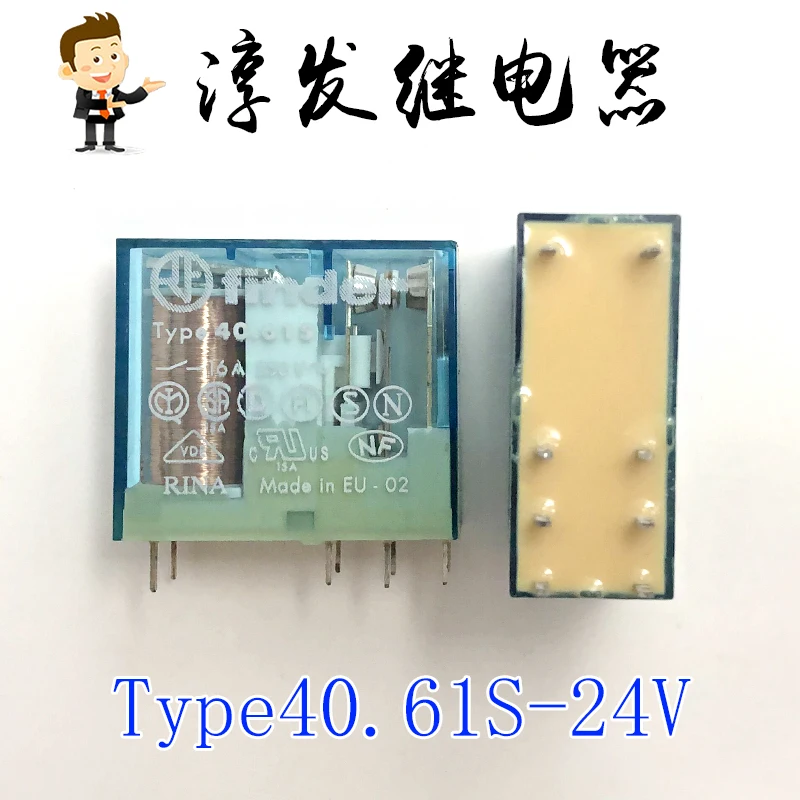 

Free shipping Type40.61S-24VDC TYPE40.52 0001-24VDC finder/ 8 10pcs Please leave a message