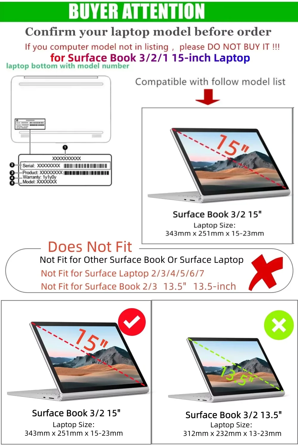 Laptop Cover for 15