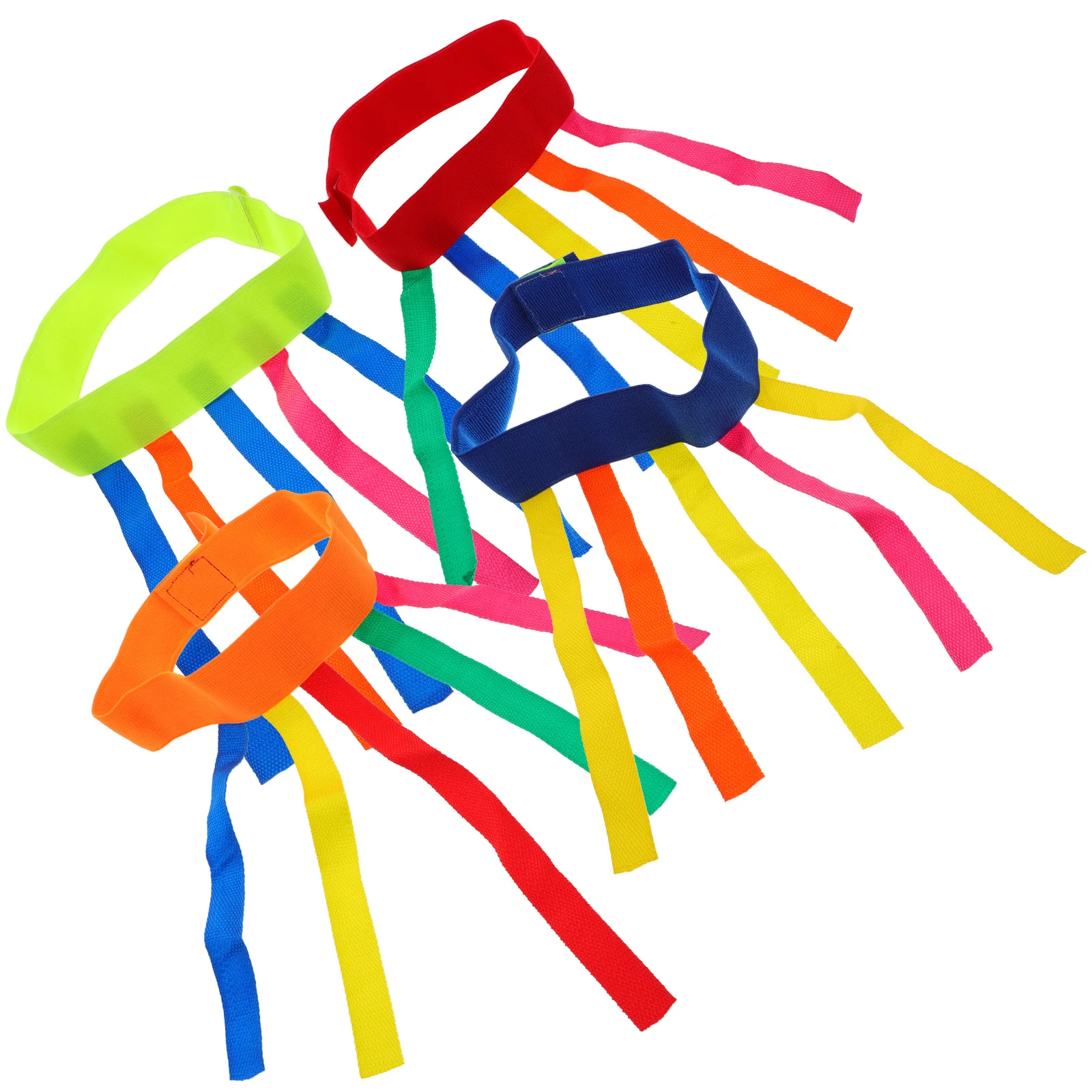 

4Pcs Tail Catch Game Belts Kid Game Belts Oxford Fabric Training Props for Motor Skills Color Animal Logical Thinking