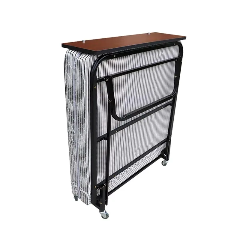Folding bed wholesale popular portable metal carton folding bed modern foldable furniture adult folding bed metal frame