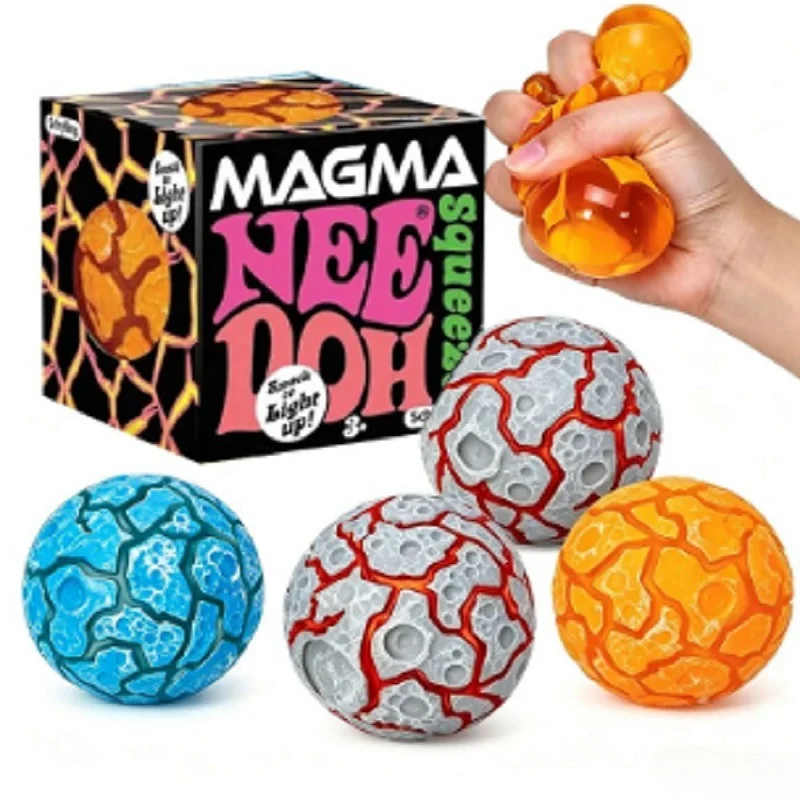 NEEDOH extrusion decompression toy meteorite ball, decompression toy with kneading sound effect and sensory stimulation function