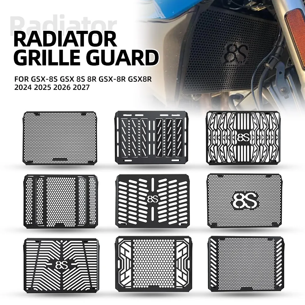 For Suzuki GSX-8S GSX 8S 8R GSX-8R GSX8R 2024 2025 2026 2027 Radiator Grille Guard Grill Protective Cover Protector GSX8S GSX8R