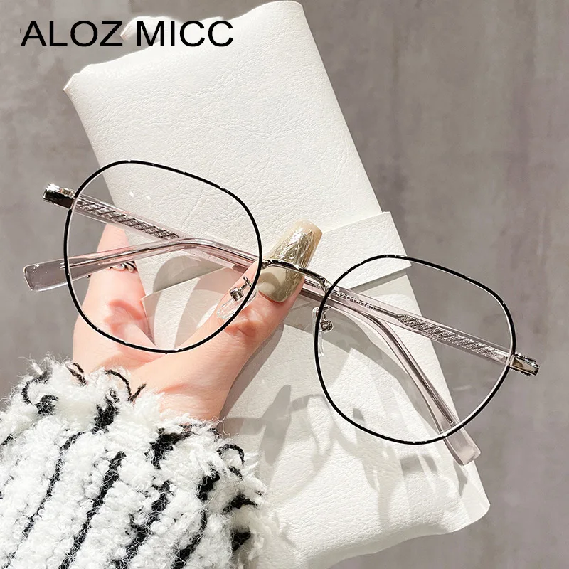 

Fashoin Alloy Frame Anti Blue Light Glasses Frames Women Men Clear Optical Eyewear Computer Goggles Eyeglasses