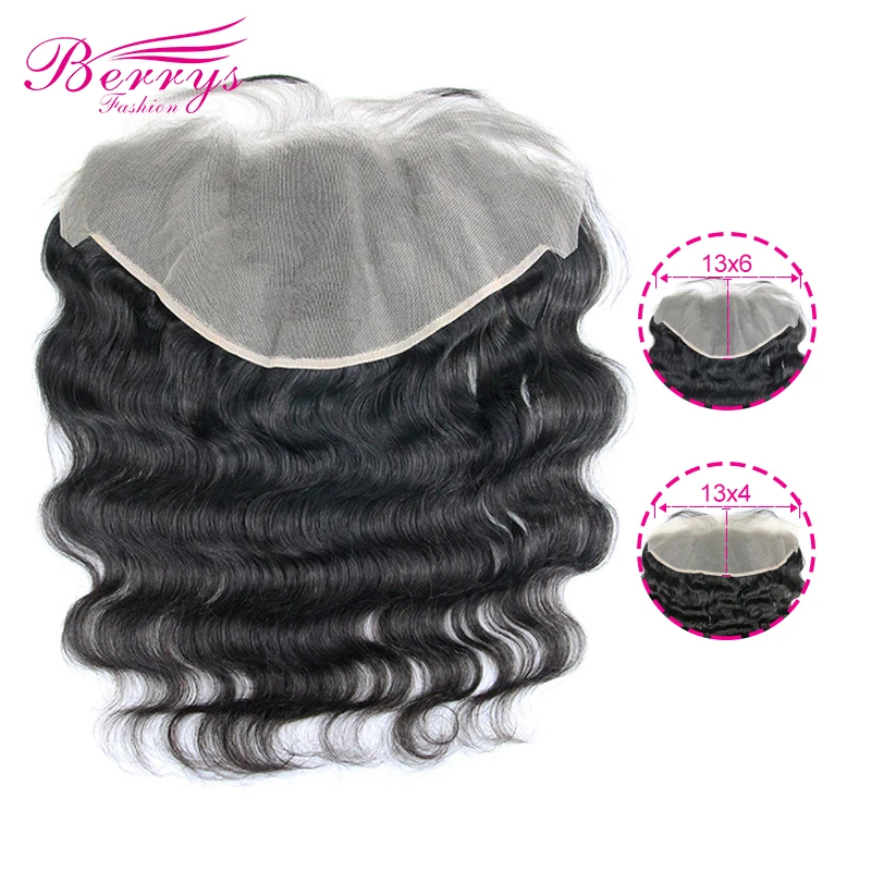 13x6 HD Lace Frontal Body Wave13x4 Transparent Lace Frontal Brazilian Virgin Hair With Baby Hair Bleached Knots Preplucked