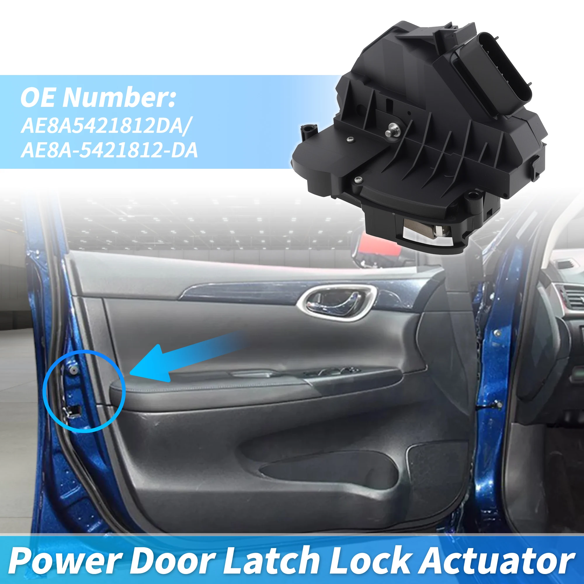 UXCELL AE8A5421812DA Power Door Lock Latch Actuator for Ford Edge