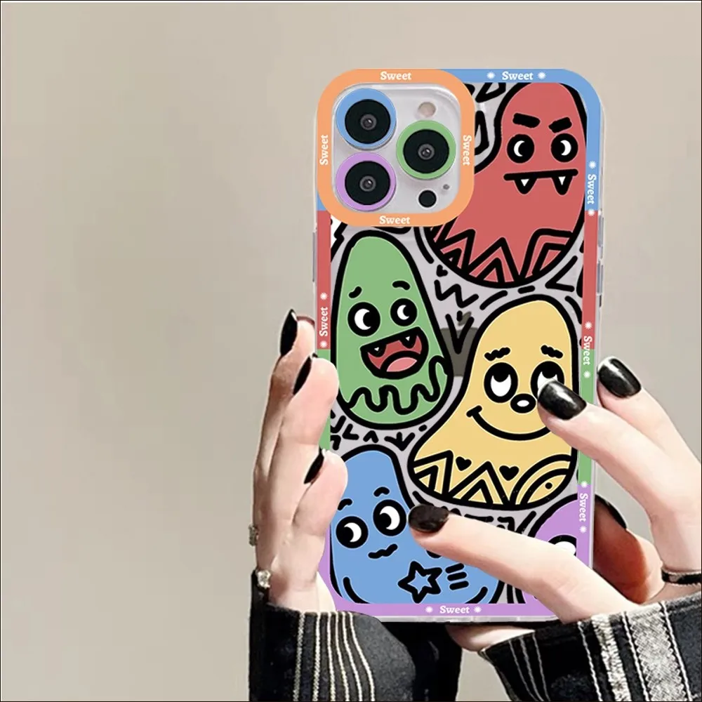 Funda de teléfono de arte Doodle A Color para Redmi 7, 8, 9 A, Redmi Note 5, 7, 8, 9, 10, 11 Pro Max, 4G, 5G