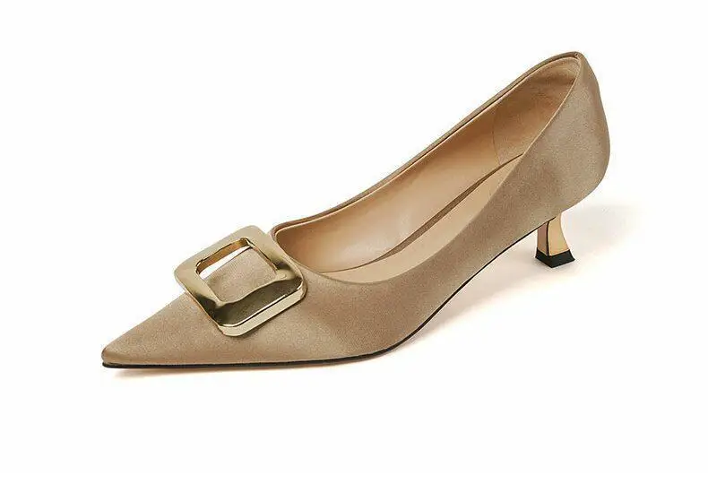 Spitze High Heels Damenschuhe Elegante Arbeitsschuhe Flache Schuhe Sommer 2026 Luxus-Kleiderpumps Modische Bequeme Laufschuhe Zapatillas – Detail 7