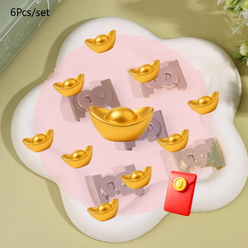 

6Pcs Magnetic Buckle Magnetic Snap Buttons Magnetic Clips No-Sewing Clip For DIY Bag Clothing Wallets Crafts Making