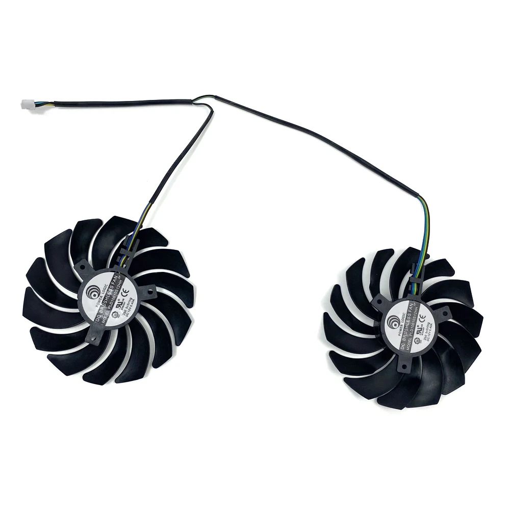 Cooling 95MM 4PIN PLD10010S12HH PLD10010B12HH GTX1080 TI GPU FAN For MSI GTX1080 1070 1060 RX 470/570 RX580 Gaming Card Fans