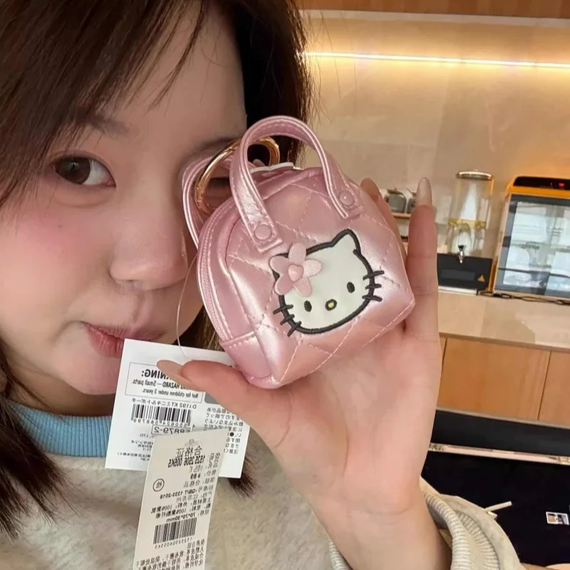 

Hellokitty Anime Peripheral Cartoon Anime Mini Earphone Bag Album Storage Bag Wallet Cute Bag Pendant Storage Bags Gifts