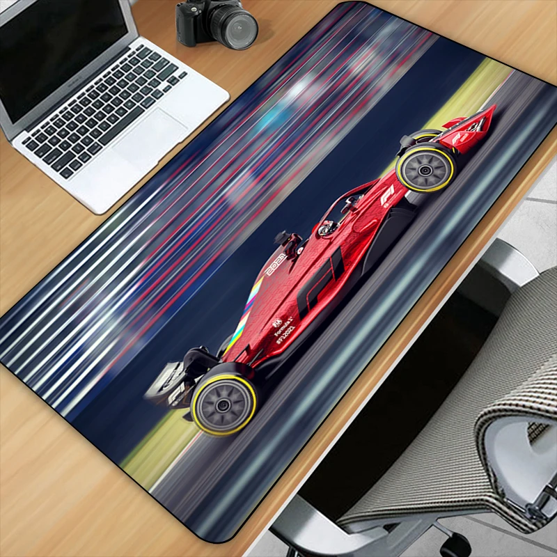 Super Car Racing Art HD Impressão XXL Mouse Pad, Acessório Gamer, Grande Computador Bloqueio Borda Mat Teclado, Presentes quentes, XXL