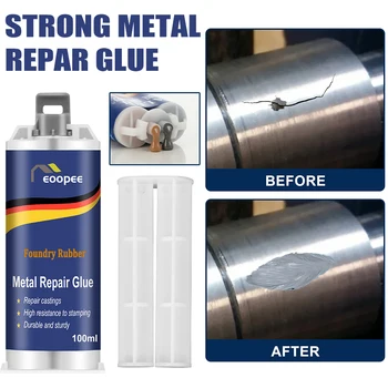 Metal Repair Glue Magic Casting Adhesive for Stone Ceramics Steel Copper Aluminum Casting Mold Sand Hole Cracks Grain Welding