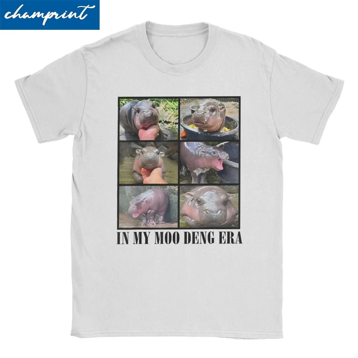 تي شيرت من القطن الخالص بياقة مستديرة للرجال والنساء ، الترفيه في موو ، عصر دينج ، تي شيرتات بأكمام قصيرة ، ملابس وصلت حديثًا