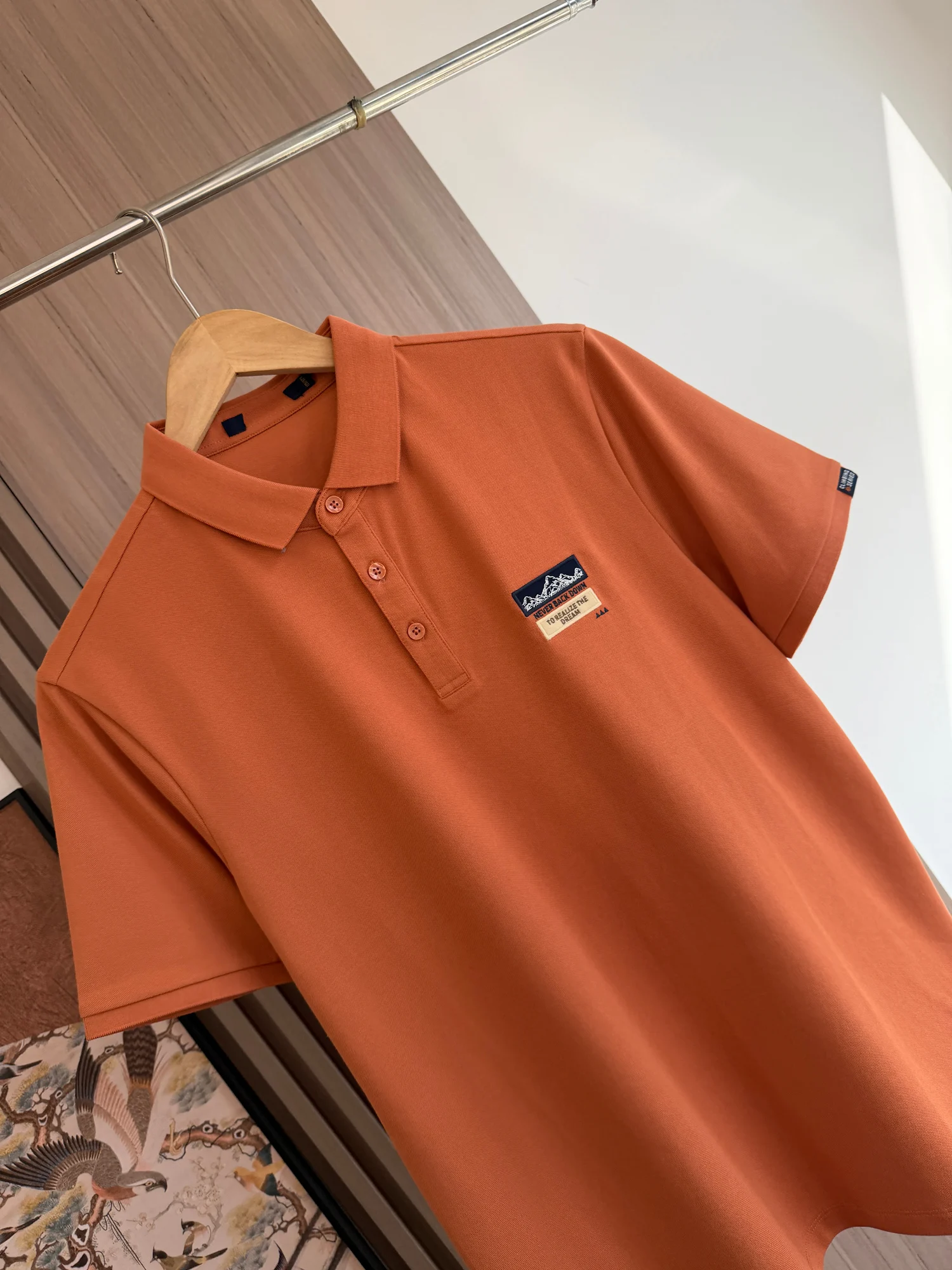 Men's Summer Casual Comfortable Short Sleeve  Shirt Standard Fit Fashion Urban Breathable Premium Jersey Cotton Tagless S...