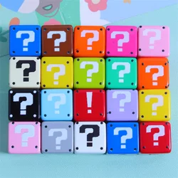 10Pcs Colorful Through-Hole Square Block Loose Spacer Beads DIY Necklace Bracelet Handmade Making Pendant Jewelry Craft Supplies