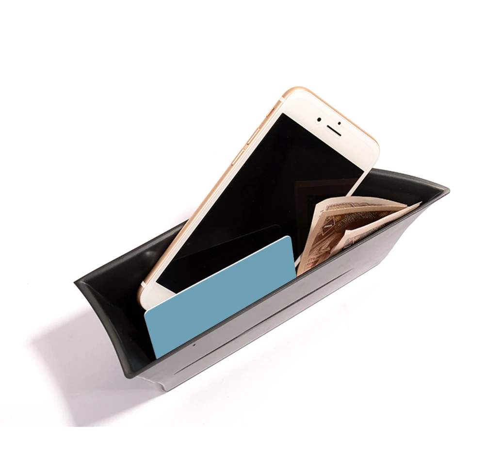 Car Door Barrel Organizer Storage Box Card Pocket Phone Holder for Jaguar XJ XJL X351 2009-2019 Auto Interior Accessories view 6