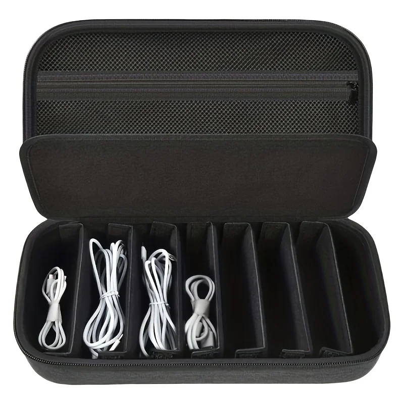 حقيبة تخزين نظارات مستقطبة للسفر للرجال قطعة واحدة - مدمجة مع منظم كابلات البيانات، حامل عصري للاستخدام اليومي/السفر #3