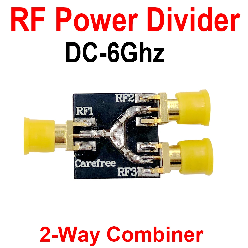 Divisor de potencia RF de 1Mhz-6Ghz, resistencia de microondas RF, divisor de potencia bidireccional, combinador/divisor Rf para amplificador de Radio HAM de bajo costo