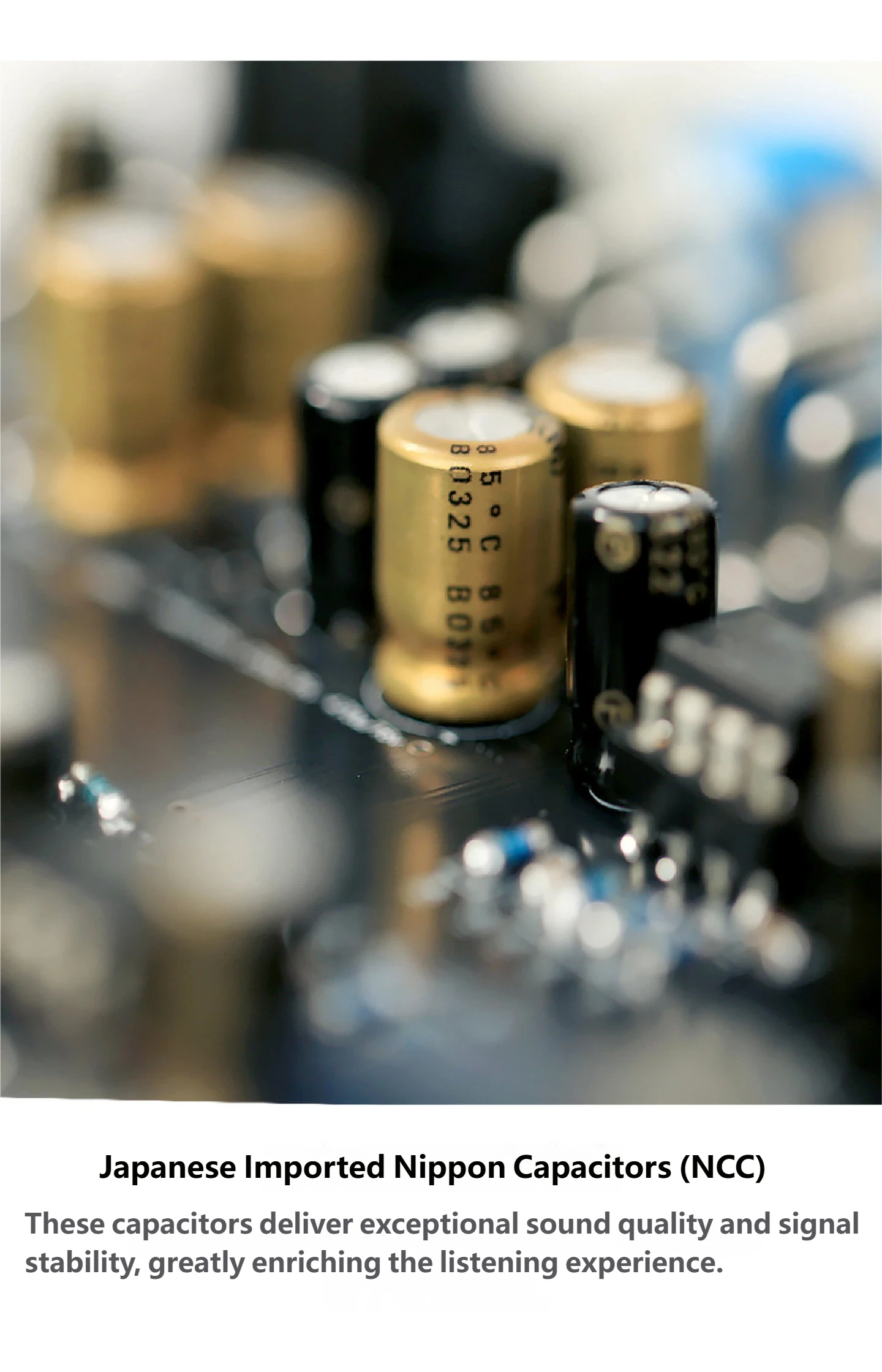 YJCO HiFi Balanced Kopfhörerverstärker TPA6120A2*2 Chip 4.4/3.5/6.35/XLR Ausgang DC12V, Audiophiler Desktop Balanced Amp E300 – Detail 6