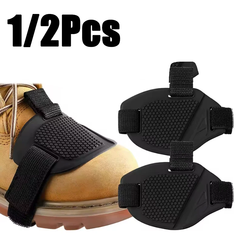 

1/2Pcs Motorcycle Shift Pad Gear Shoe Cover Durable Lightweight Boot Protector Adjustable For Riding Motorcycle Accessories