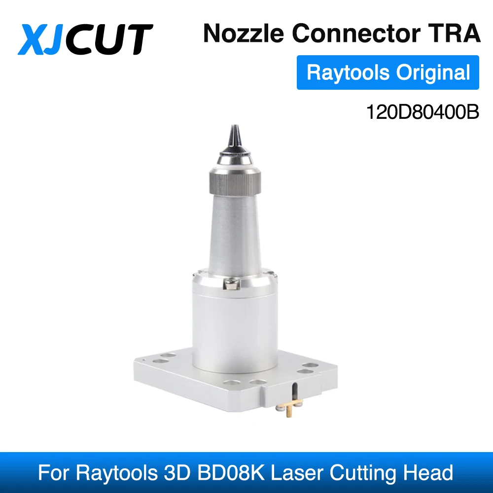 XJCUT Original Raytools 3D Nozzle Connector TRA 120D80400B For Raytools 3D BD08K Laser Cutting Head Metal Agents Wanted