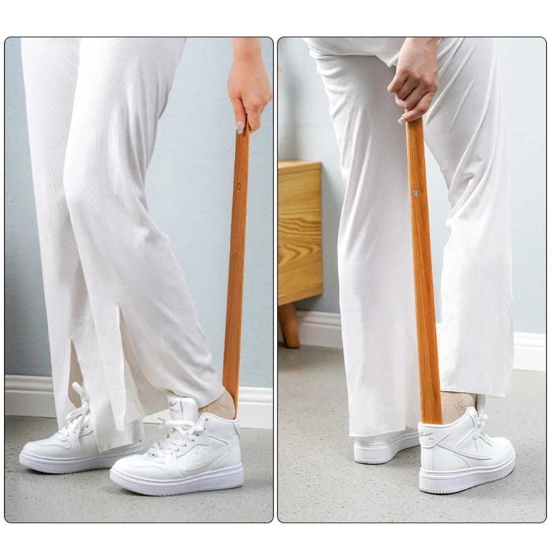Convenient Shoehorn Shoe Long Spoon Shoe Long Handle Shoe Helper K92A