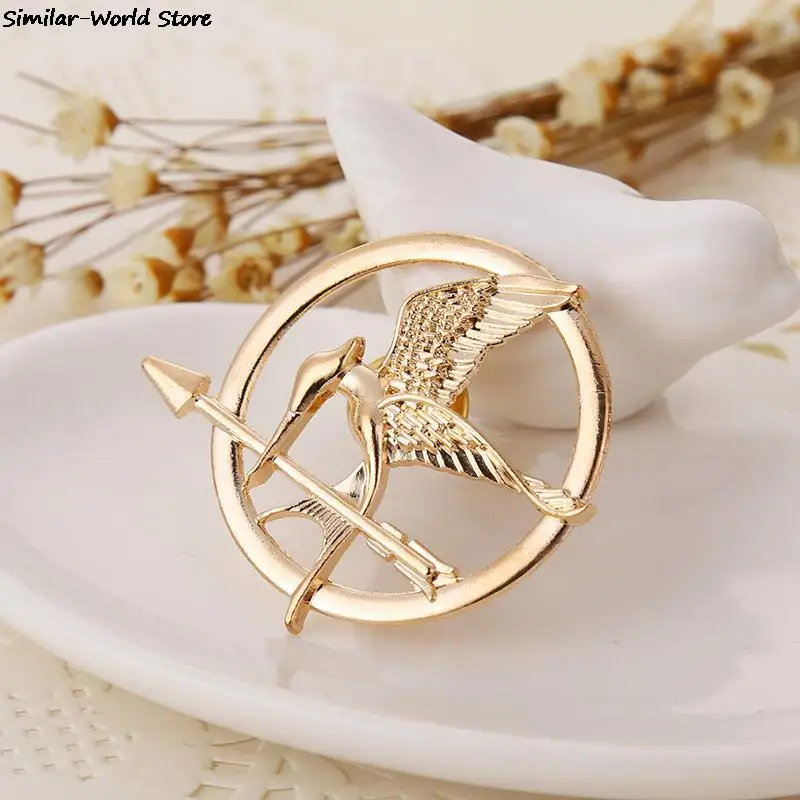 High Quality Hunger Game Mockingbird Retro Punk Brooch Alloy Jewelry Badge Best Friend Gift Brooch Wholesale