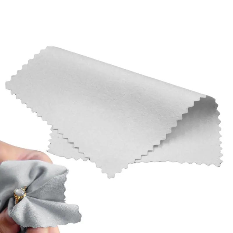 Jewelry Cleaning Cloth Double Sided Design Simple To Use Soft cleaner Cloth Perfect For Necklaces Bracelets Watches Rings