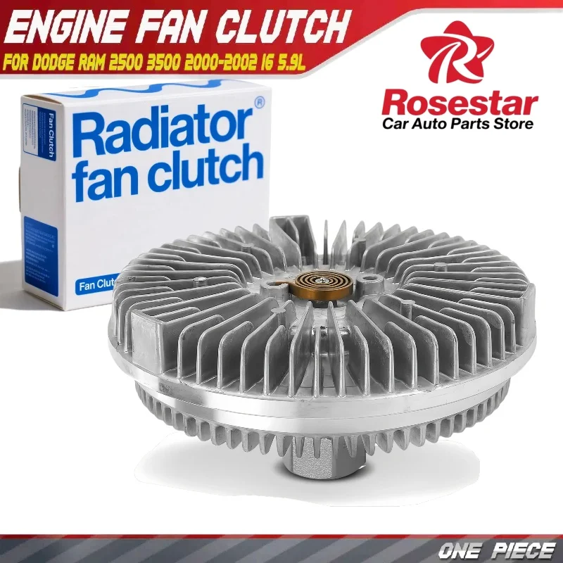 

Rosestar Cooling Fan Clutch for Dodge Ram 2500 3500 2000-2002 5.9L Cummins Turbo Diesel 52028894AA, 2842