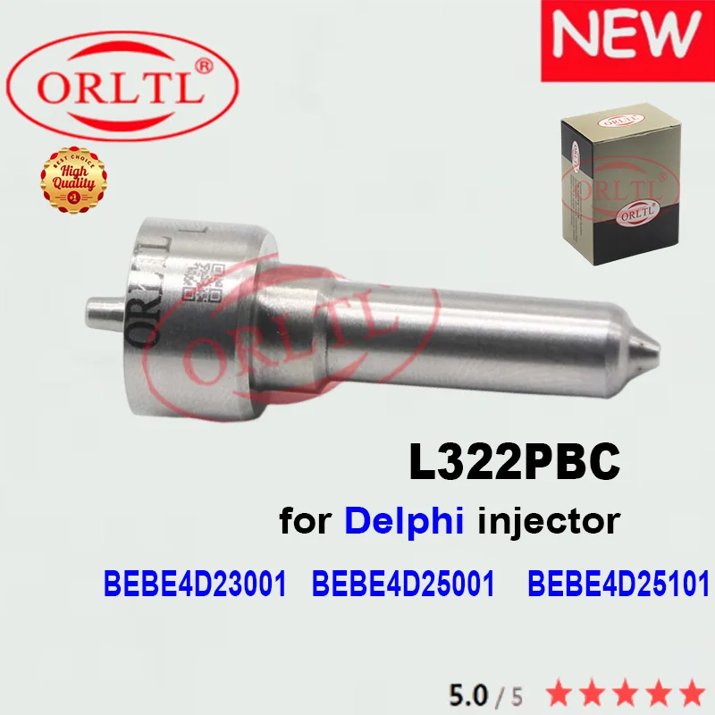 SPRAYER NOZZLE NEW L322PBC L322 PBC COMMON RALL INJECTOR FOR BEBE4D23001 BEBE4D25001 BEBE4D25101