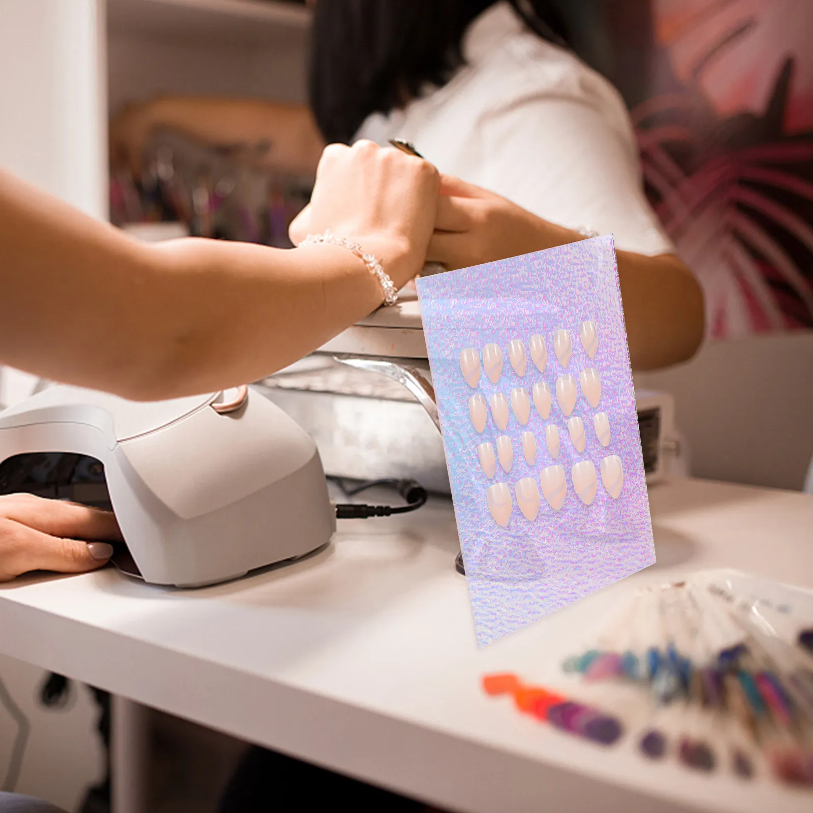 

Acrylic Display Board Vibrant Nail Photography Props Panel Acrylic Sheet for Nail Art Display Background and Craft Supplies