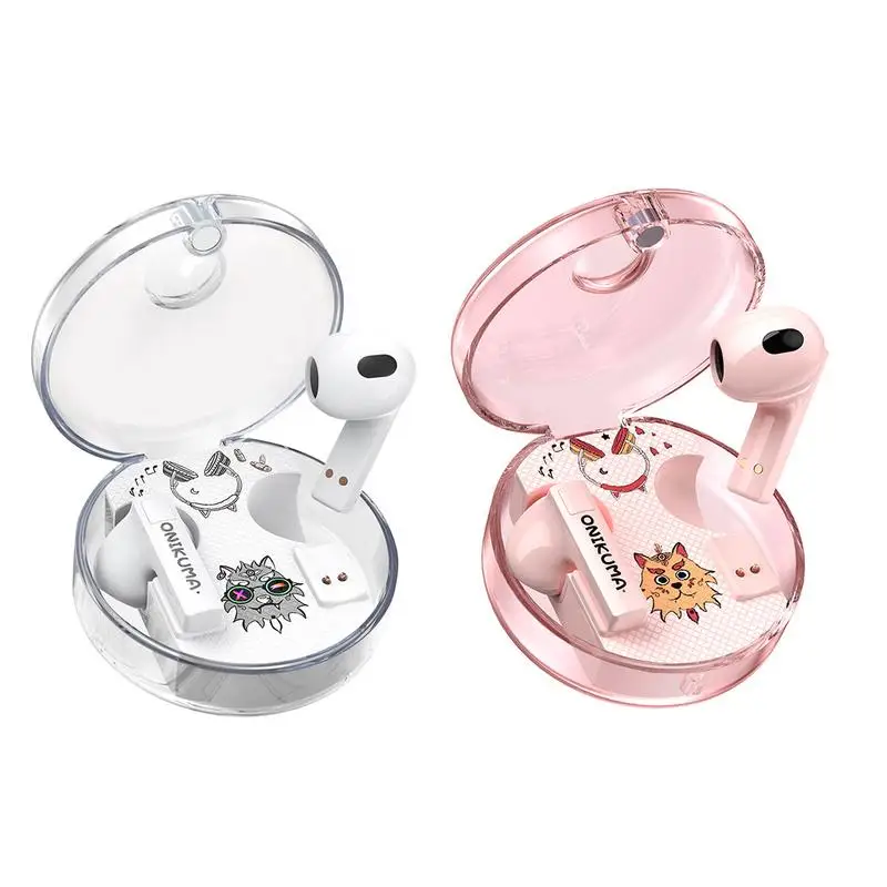 Bluetooth Wireless Earbuds, Wireless In-Ear Headphones, Noise Cancelling Earphones, Digital Display Low Latency Ear Buds for TV