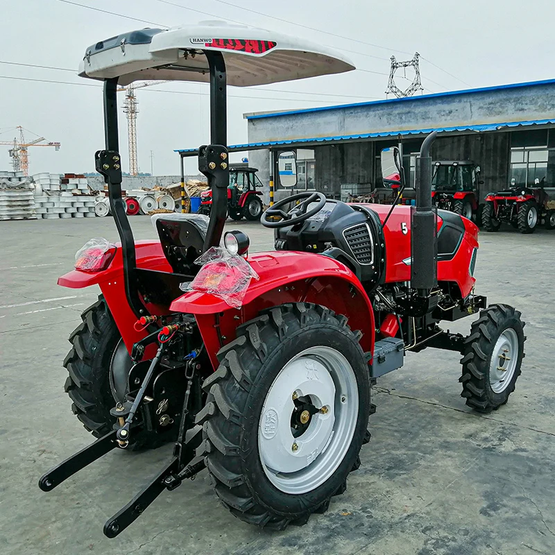 504 50hp صغيرة صغيرة 4WD الصين رخيصة حديقة آلة زراعية جرار زراعي