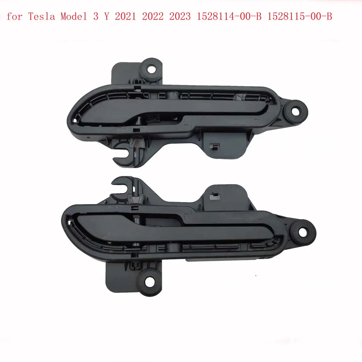 152811500D 158211400D  Outer Exterior Door Handle Assembly Left Right Black for Tesla Model3 Y 1528115-00-D