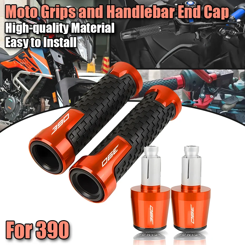 For DUKE390 RC390 390 ADVENTURE RC/DUKE 390 Motorcycle Grips Ends Handle Bar Cap End Plugs Handlebar Accessories