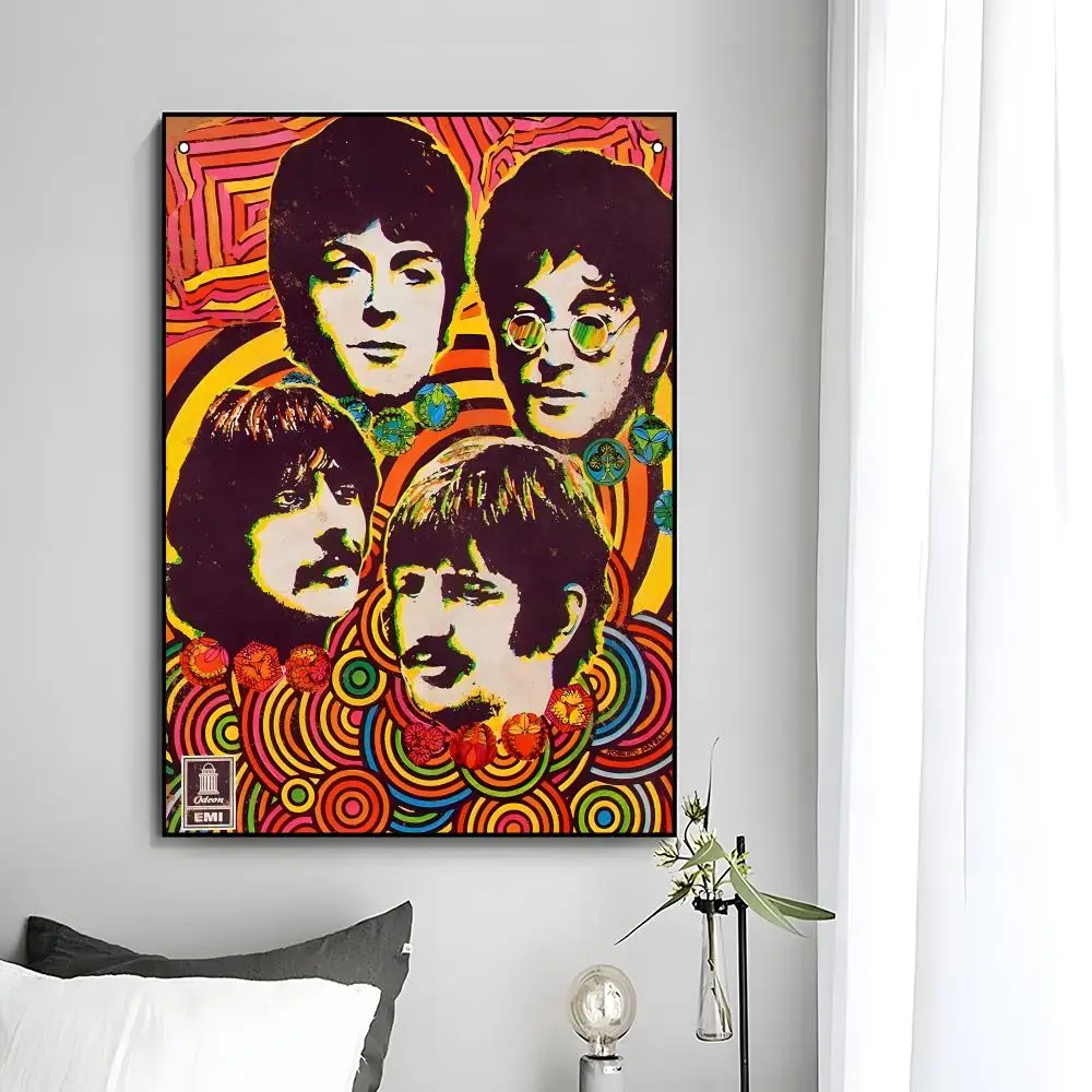 Klassisches Band-Poster von The Beatles, Wandkunstdruck, dekoratives Wandbild, Heimdekoration, Geschenk, ungerahmt – Detail 22