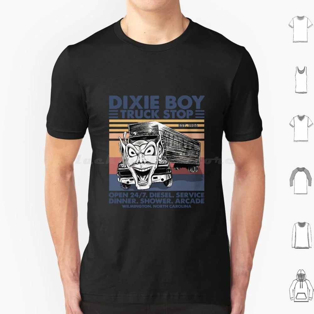 Trucker Dixie T Shirt Cotton Men Women DIY Print Trucker Dixie Road Travel Highway Funny Truck