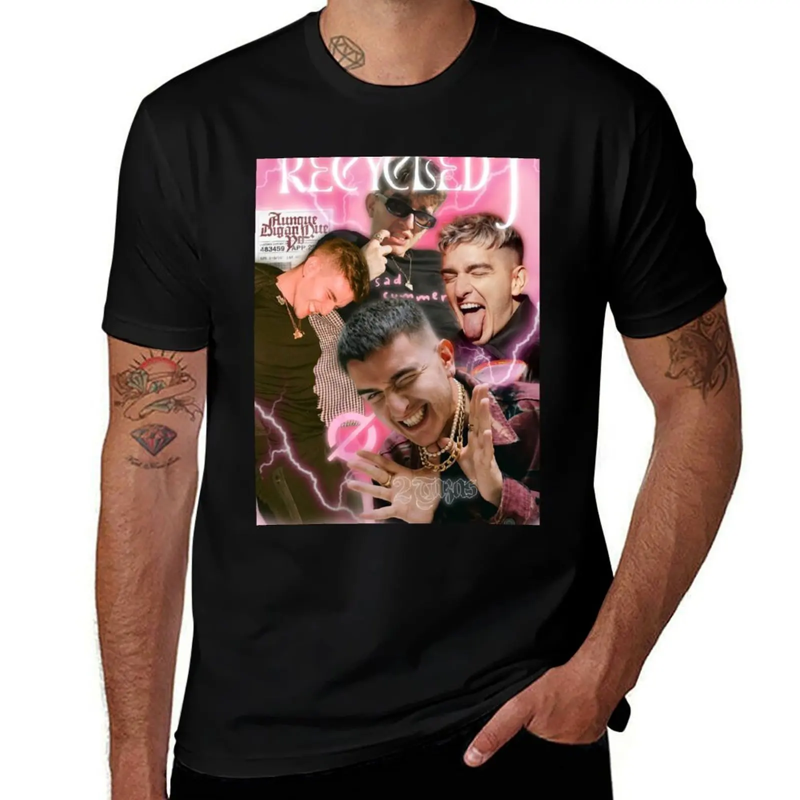 Recycled Jedit T-Shirt Summer Casual Loose T-Shirt
