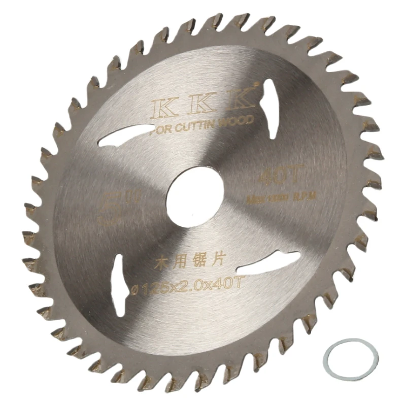 ใบเลื่อยคาร์ไบด์ขนาด 125 มม. 40 ฟัน สำหรับตัดไม้ หินแกรนิต เครื่องมืออเนกประสงค์ สำหรับเครื่องเจียร