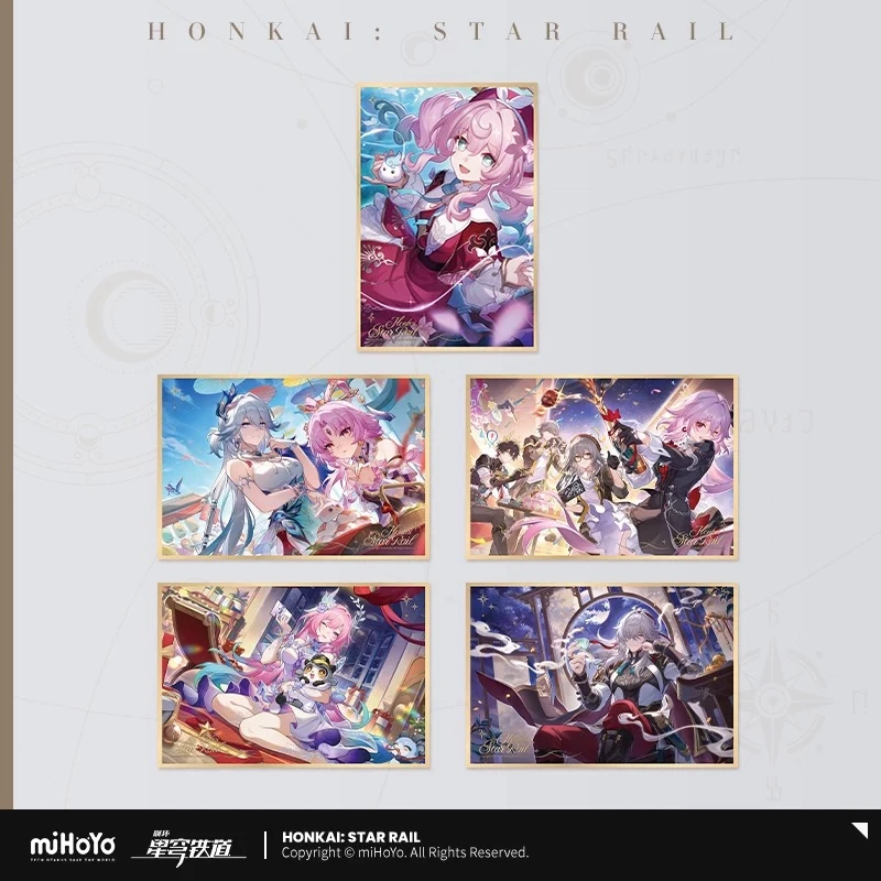 

Pre Sale miHoYo Official Genuine Honkai Star Rail Stellar Celebration Series PET Colored Paper JINGYUAN YAOGUANG Cosplay Anime