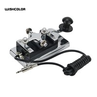 HamGeek K4 Manual Telegraph Key Morse Key CW Key Fit Shortwave Radio Morse Code Practices CW Communications