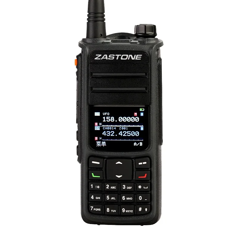 Zastone Uv008 Walkie-talkie Waterproof Dmr Digital Radio W/ Gps 136-174mhz 200-299mhz 300-520mhz 10w Tri Band Walkie Talkie