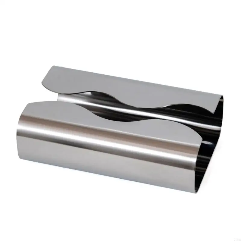 

77HB Premium Stainless Steel Curved Tissue Holder For Modern Livings Spaces Design